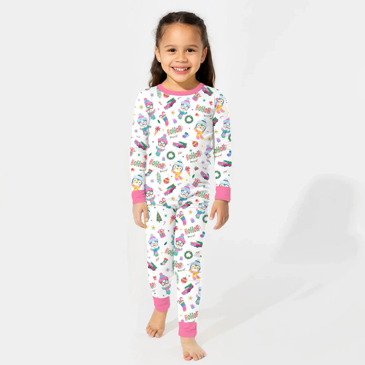 Bright Christmas Two Piece Long Sleeve Pajama Set