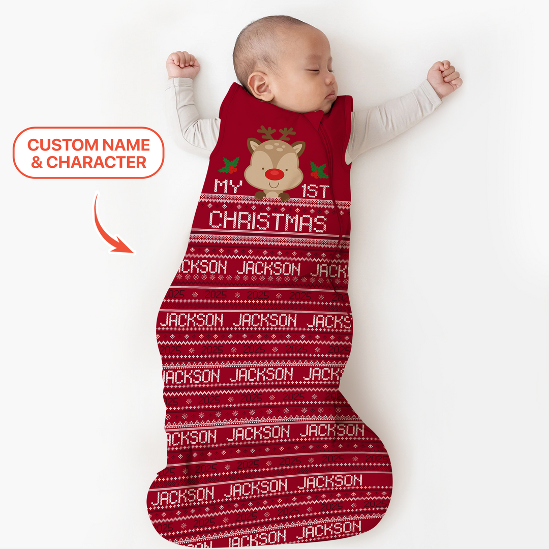 Custom My 1st Christmas Sleep Bag