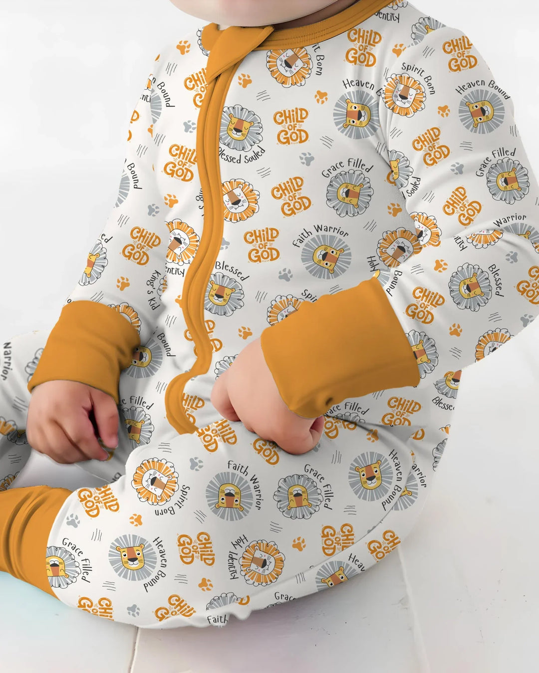 Gerippte Babykleidung mit individuellem Foto - Weich &amp; Skizzenhaft