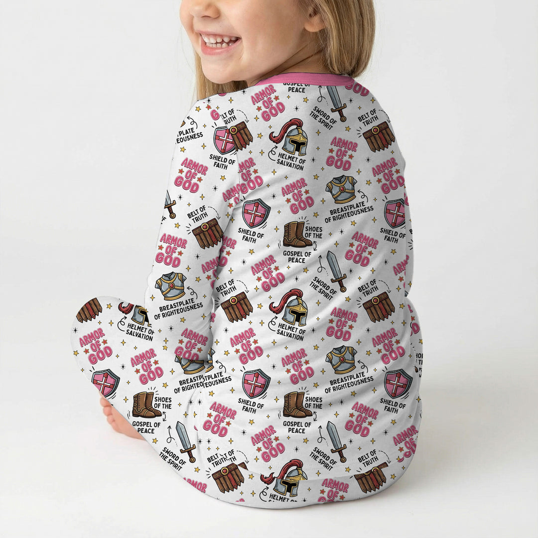 Armor of God Two Piece Long Sleeve Pajama Set