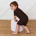 Merry Plaids Bamboo Two Piece Short Sleeve Shorts Pajama Set