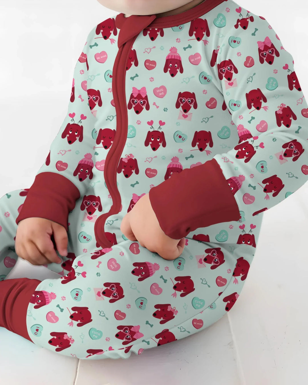 Gerippte Babykleidung mit individuellem Foto - Weich &amp; Skizzenhaft