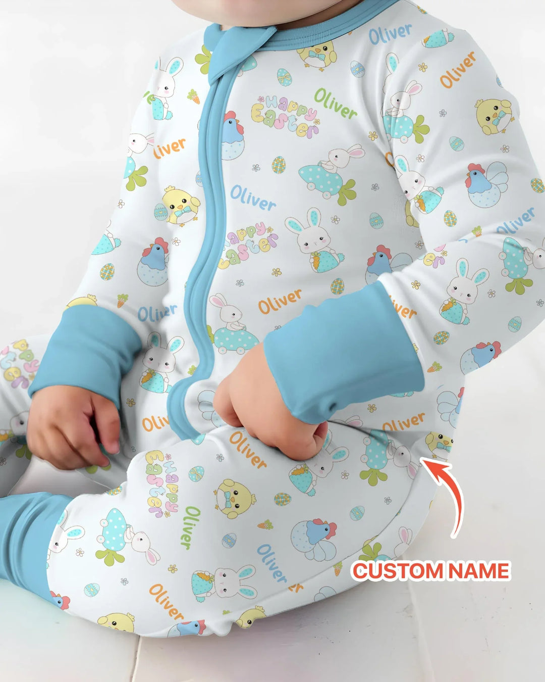 Custom name Happy Easter Convertible Zippy