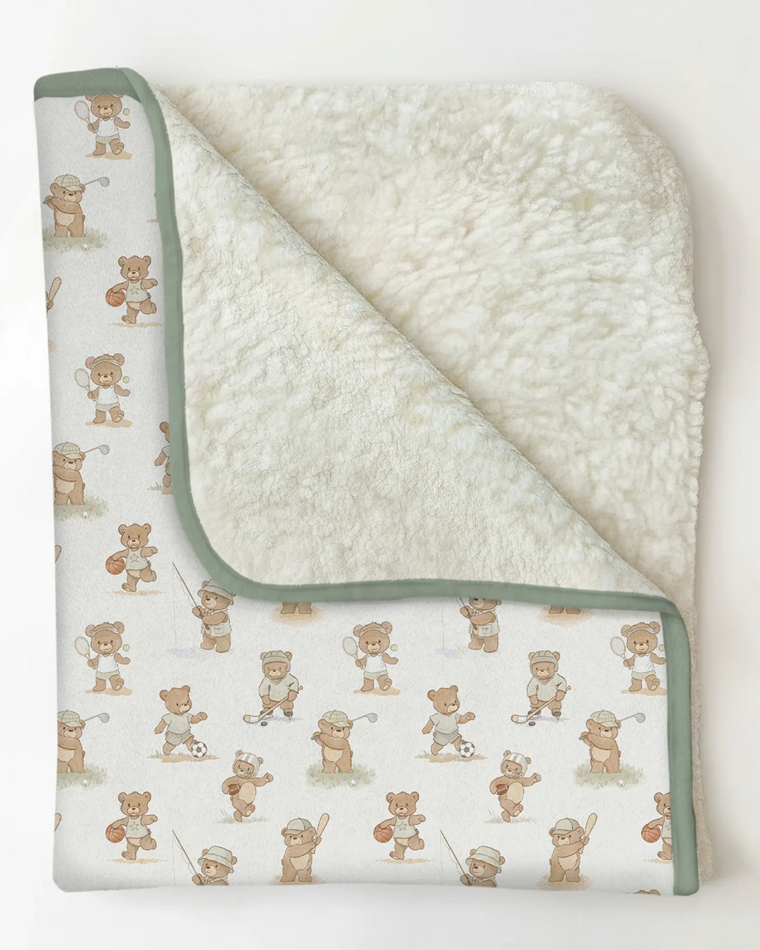 Teddy Team Spirit Bamboo Blanket