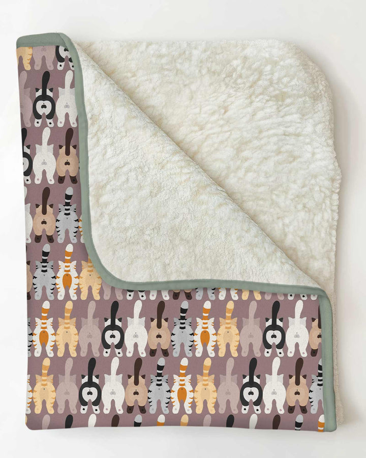 Cheeky Tails Bamboo Blanket