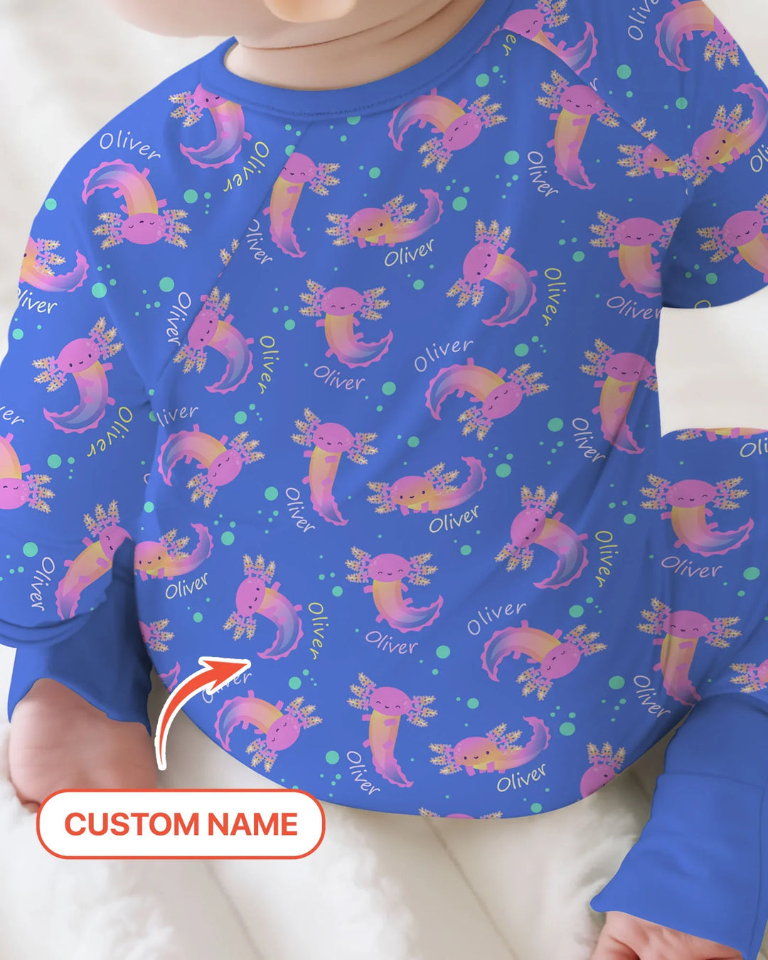 Gerippte Babykleidung mit individuellem Foto - Weich &amp; Skizzenhaft