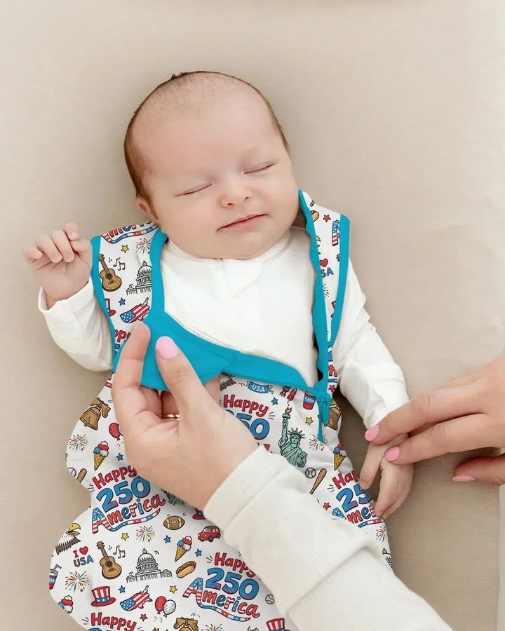 Happy 250 America I love USA Bamboo Sleep Bag