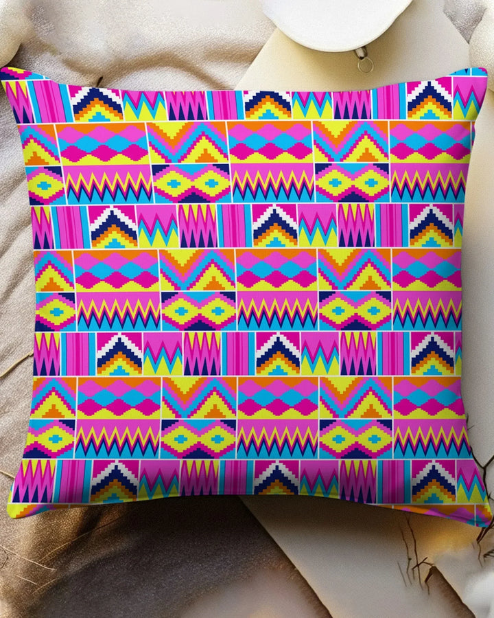 Kente Vibes Family Matching Bamboo Pillow Case