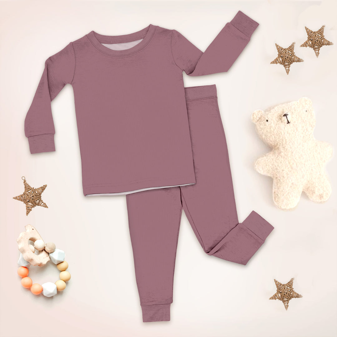 Dusty Rose Bamboo Fabric Baby Clothing – Soft and Elegant