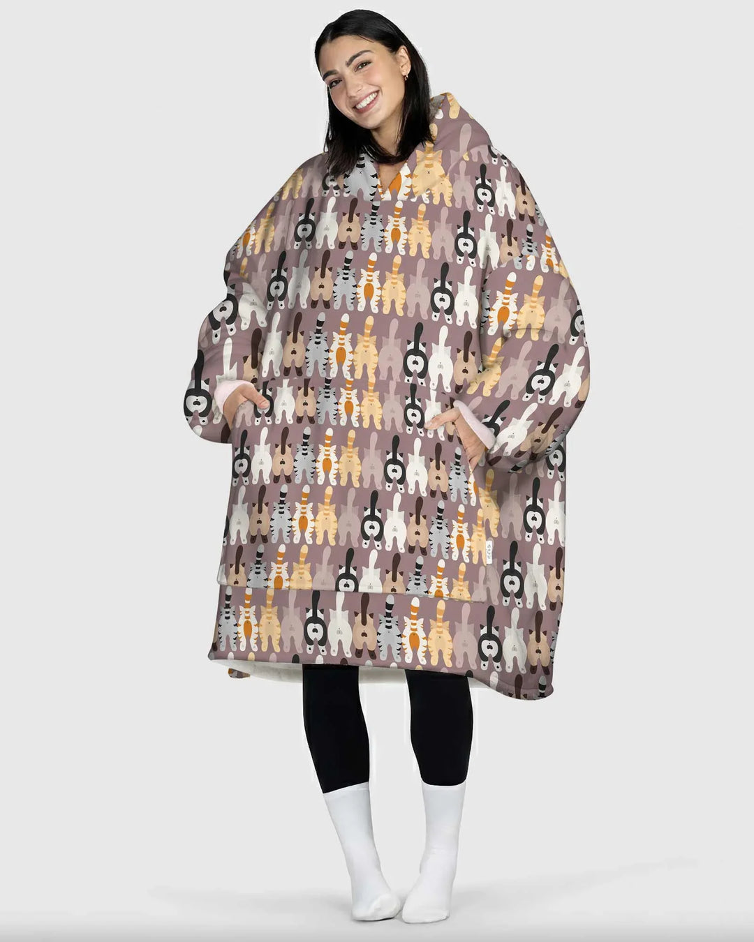 Cheeky Tails Bamboo Blanket Hoodie