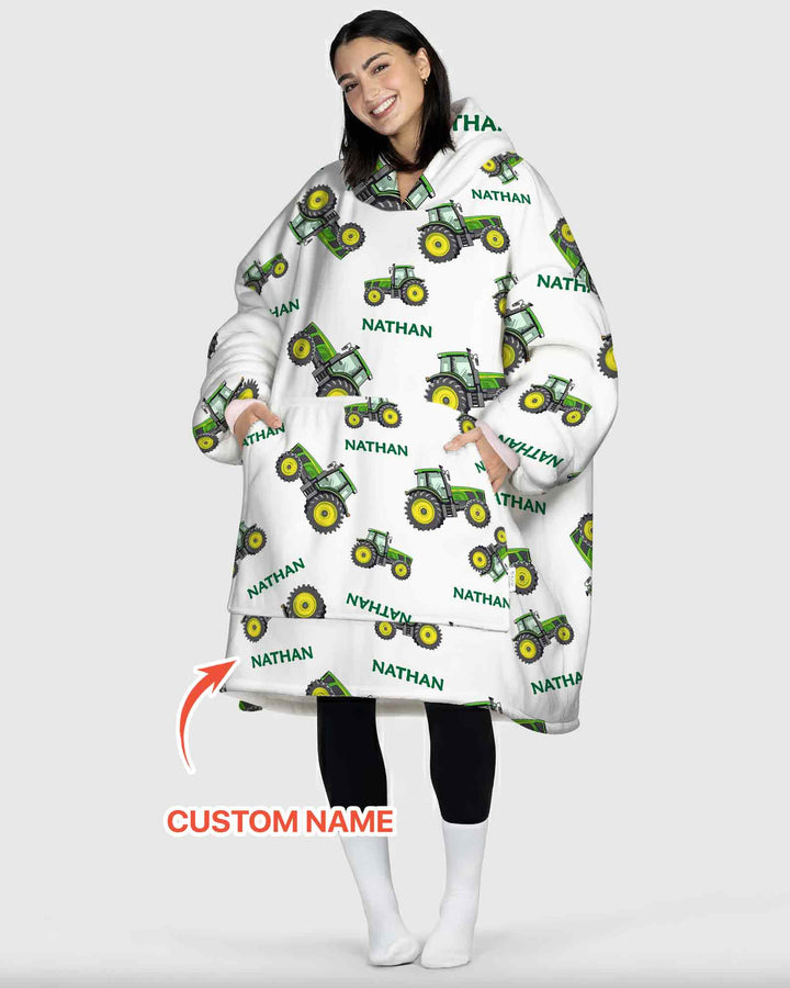 Plantilla de Sudadera Manta de Bambú Personalizada