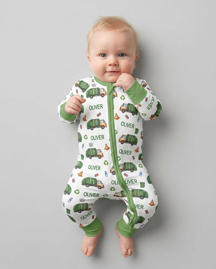 Gerippte Babykleidung mit individuellem Foto - Weich &amp; Skizzenhaft