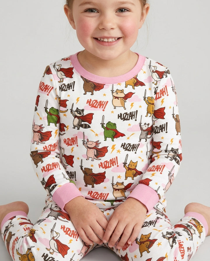 Huzzah! Huzzah! Bamboo Two Piece Long Sleeve Pajama Set