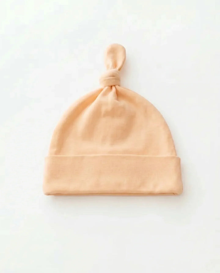 Solid Color Bamboo Knotted Hat