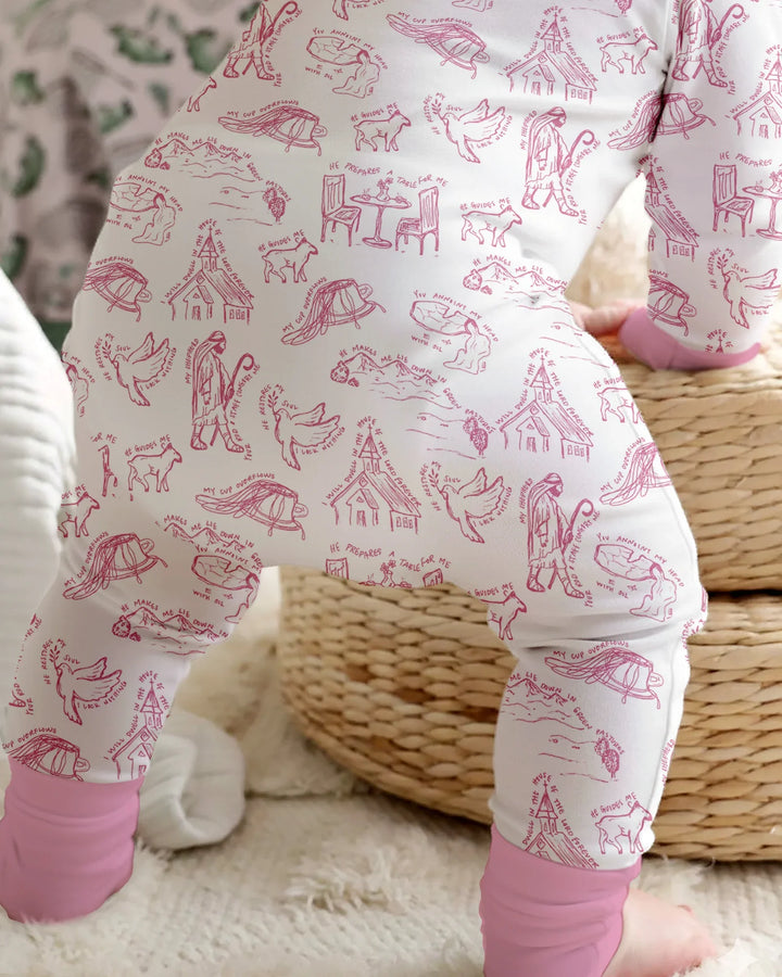 Psalm 23 Sketch Bamboo Convertible Zippy