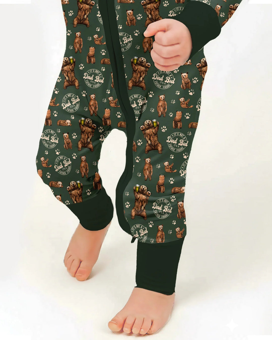 Gerippte Babykleidung mit individuellem Foto - Weich &amp; Skizzenhaft