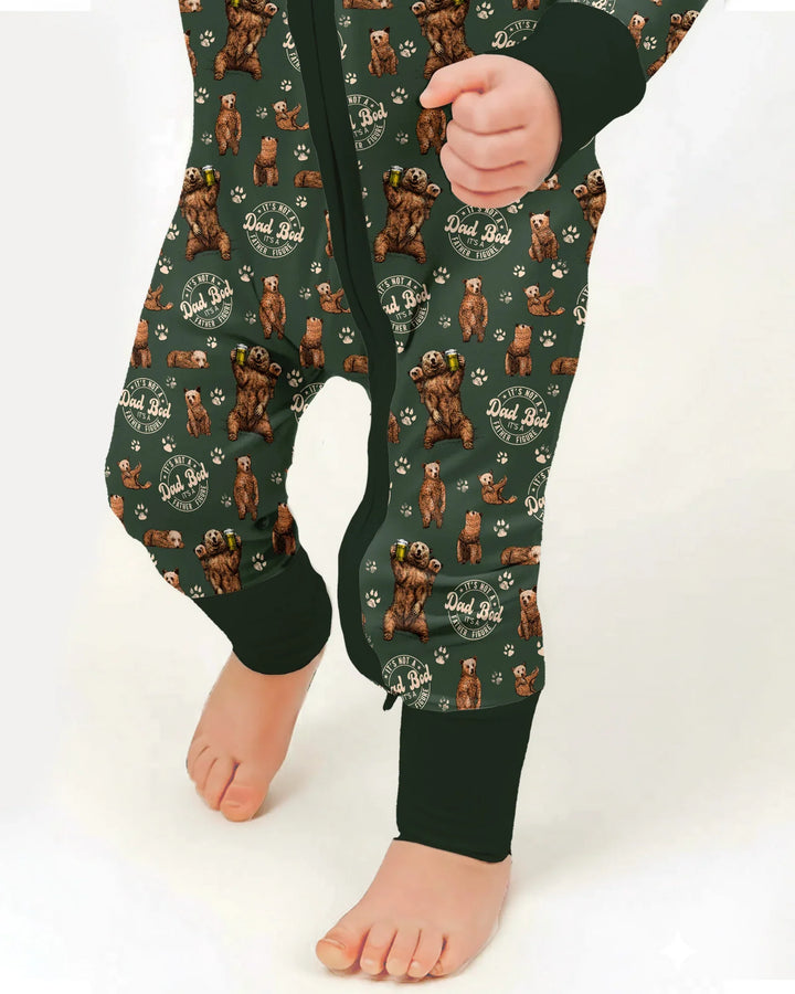 Gerippte Babykleidung mit individuellem Foto - Weich &amp; Skizzenhaft