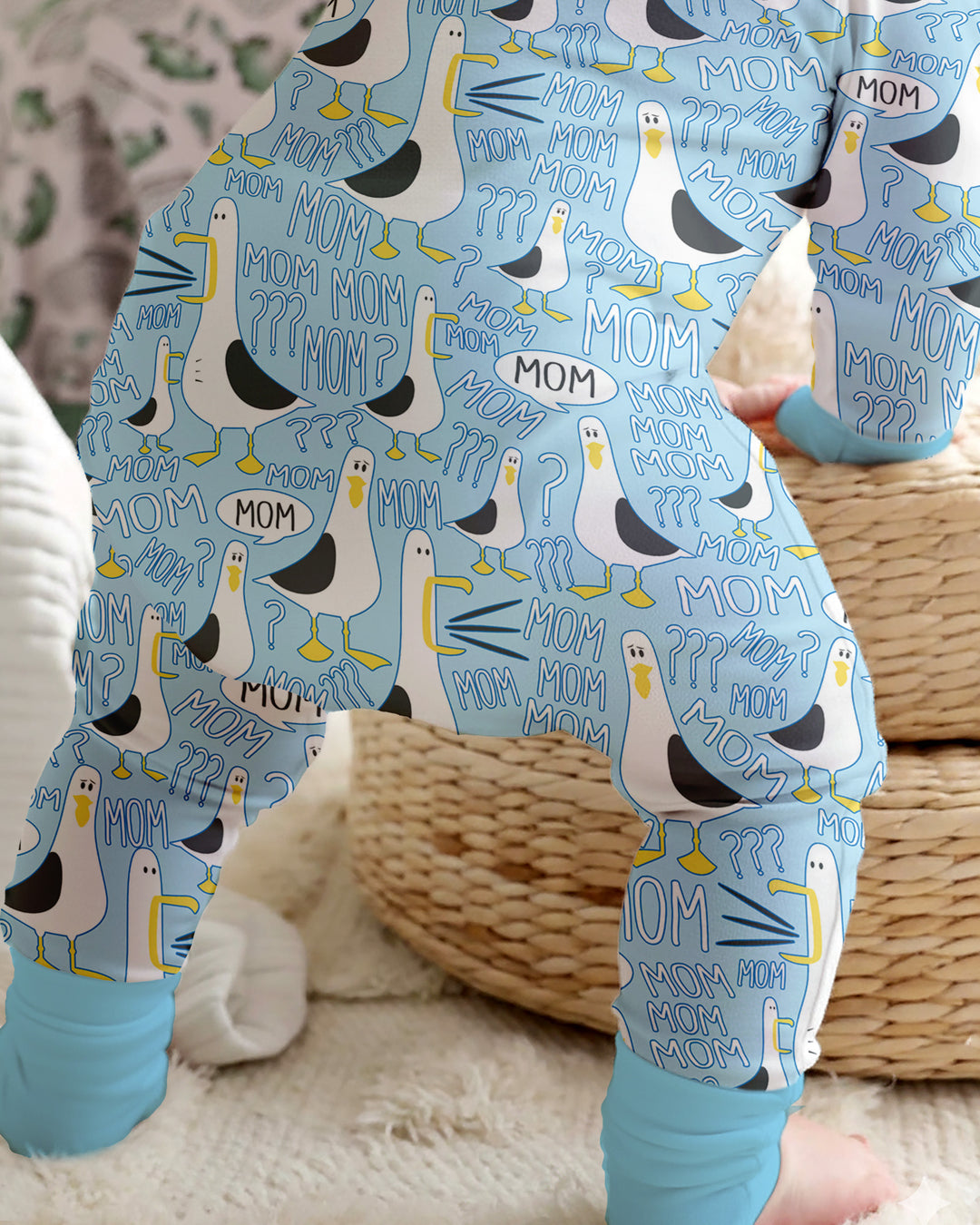 Funny Seagull MOM Convertible Zippy