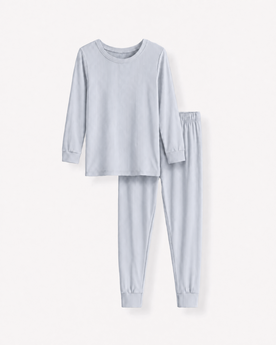 Conjunto de pijama de dos piezas de bambú de manga larga