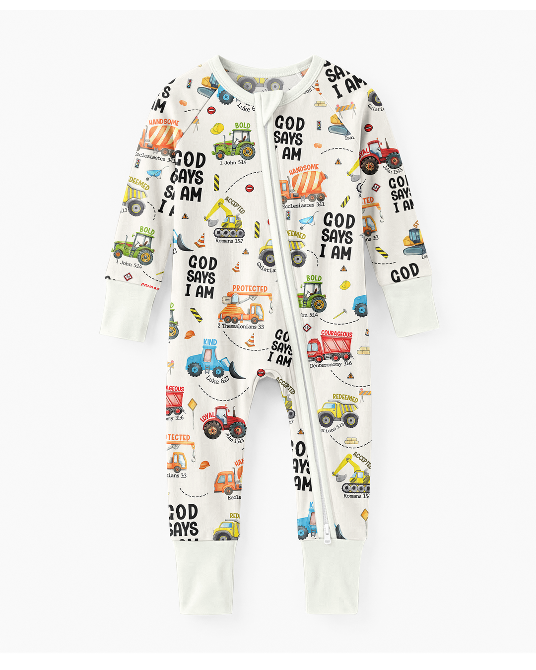 God Says I Am Boy Bamboo Convertible Zippy