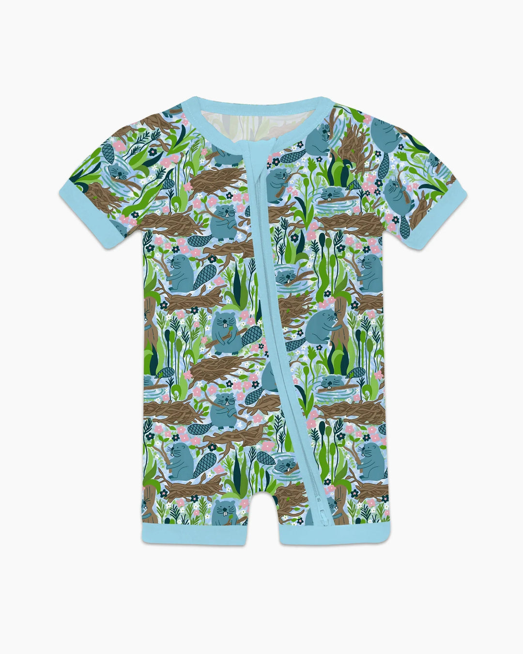 Little Dam Builders Shorty con cremallera de bambú