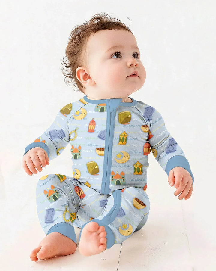 Gerippte Babykleidung mit individuellem Foto - Weich &amp; Skizzenhaft