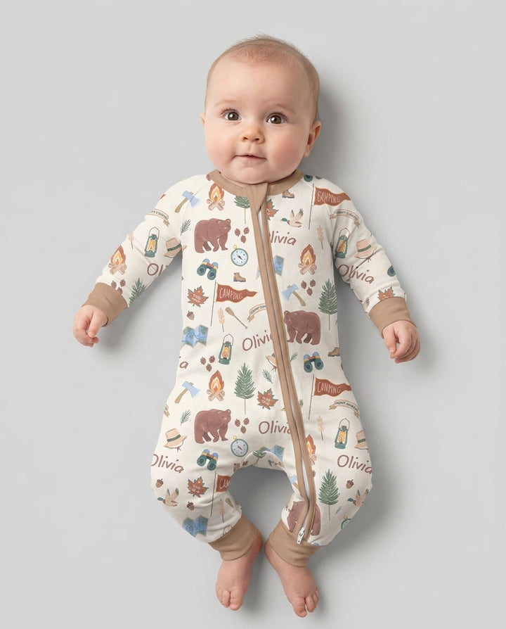 Gerippte Babykleidung mit individuellem Foto - Weich &amp; Skizzenhaft