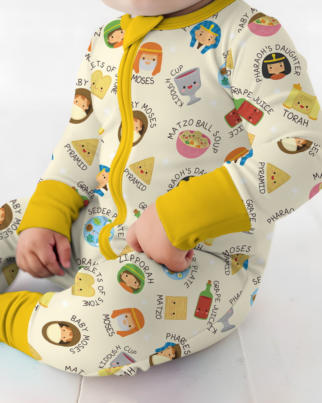 Gerippte Babykleidung mit individuellem Foto - Weich &amp; Skizzenhaft