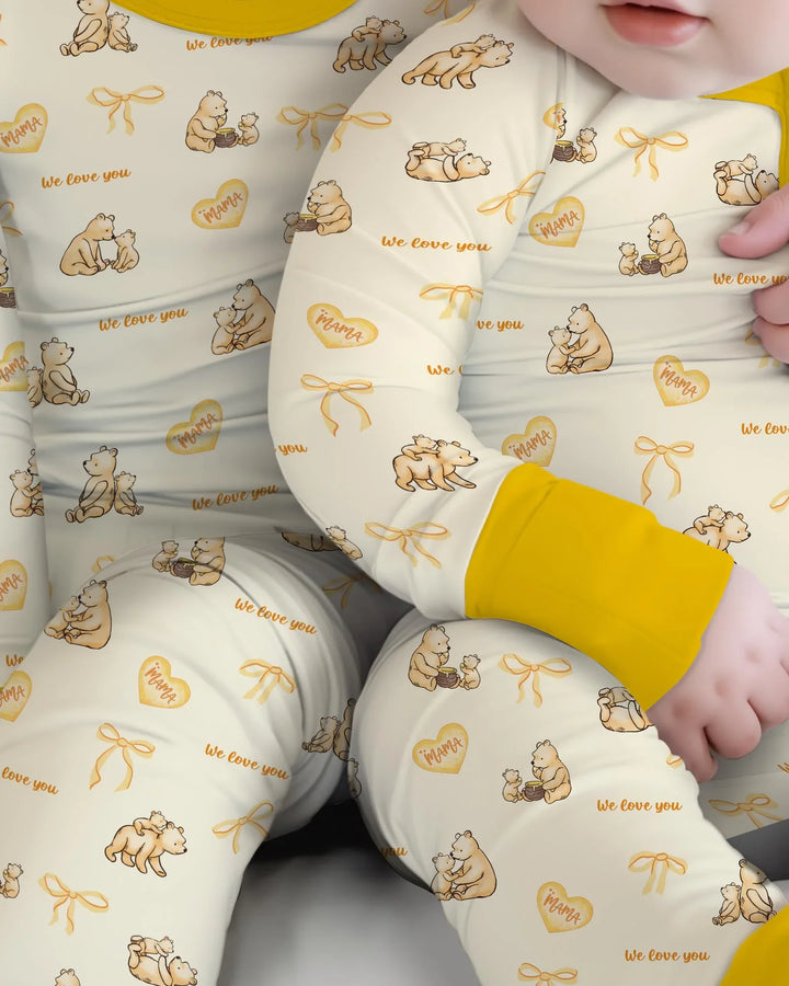 Sweat Yellow Mama Bear Convertible Zippy