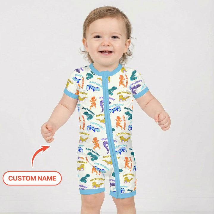 Custom Name Little Salamander Shorty Zippy