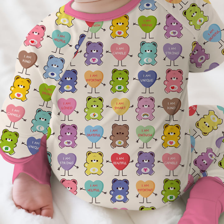 Rainbow Bears Affirmation Convertible Zippy