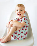 Dachshund Is My Valentine Bamboo Two Piece Short Sleeve Shorts Pajama Set