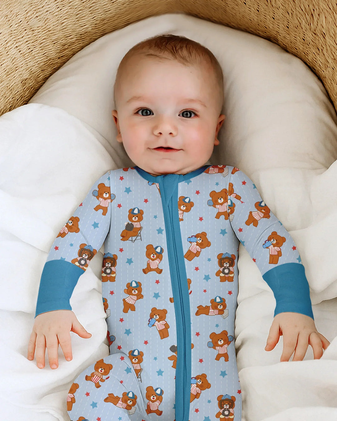 Born To Play Baseball Bamboo Convertible Zippy