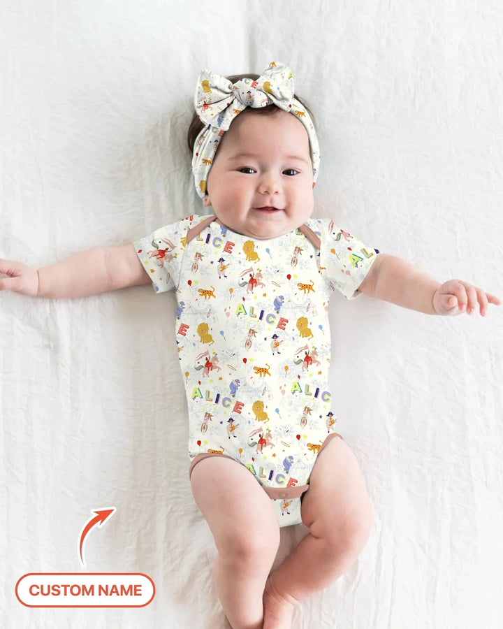 Gerippte Babykleidung mit individuellem Foto - Weich &amp; Skizzenhaft