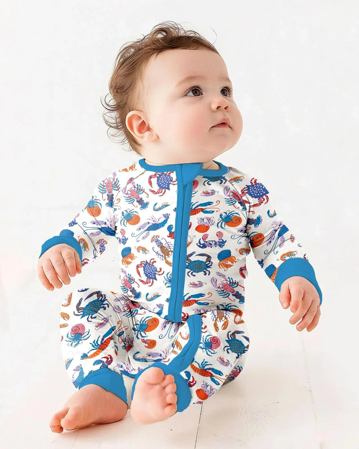 Crustacean Nation Family Matching Bamboo Convertible Zippy