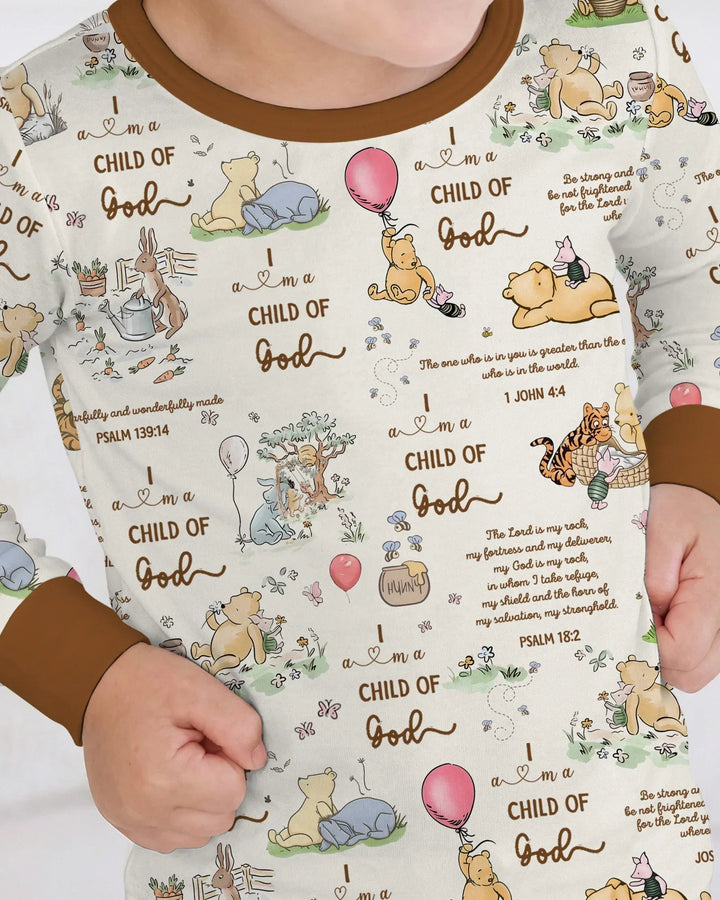 Child of God Whimsy Woodland Two Piece Long Sleeve Pajama Set