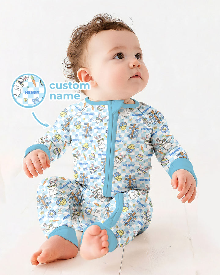 Custom Name Retro Easter Convertible Zippy