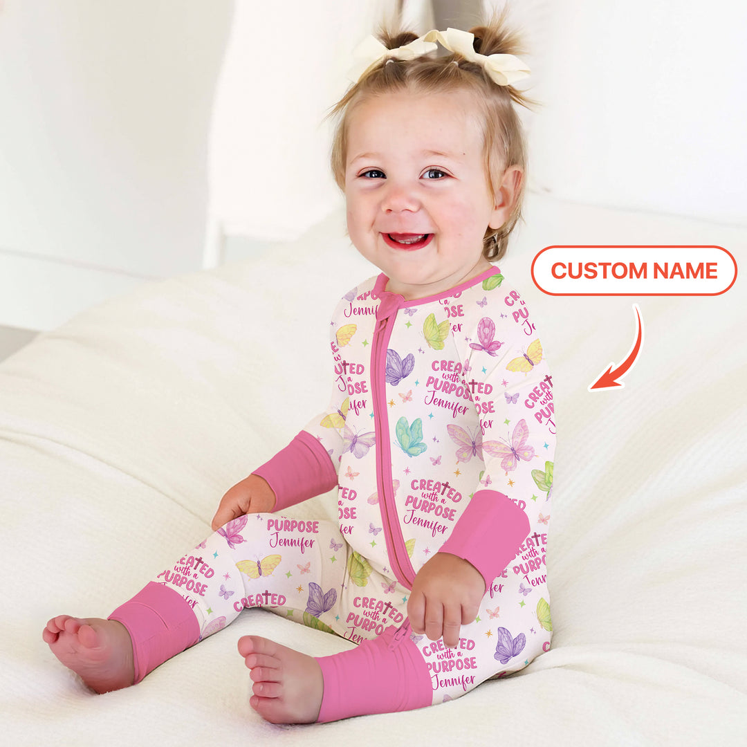 Created With A Purpose Custom Name Convertible Zippy