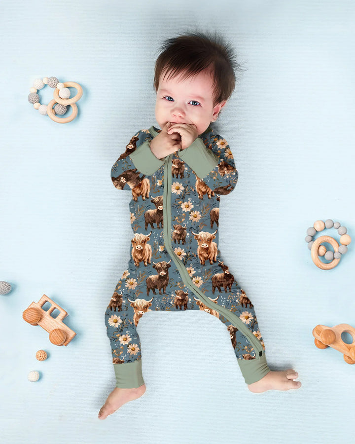 Gerippte Babykleidung mit individuellem Foto - Weich &amp; Skizzenhaft
