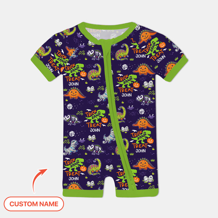 Trick Rawr Treat Custom Name Shorty Zippy