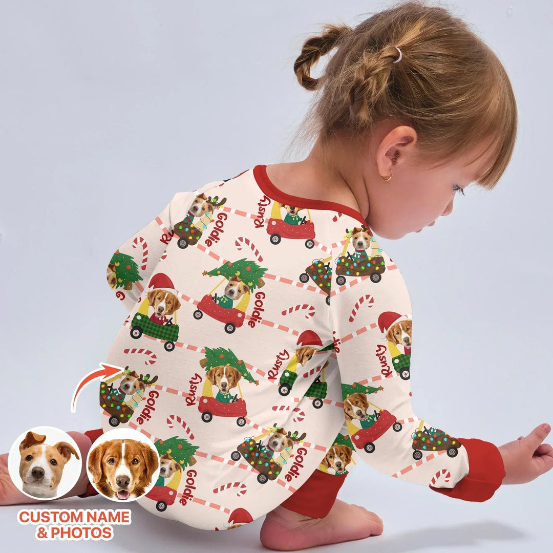 Gerippte Babykleidung mit individuellem Foto - Weich &amp; Skizzenhaft