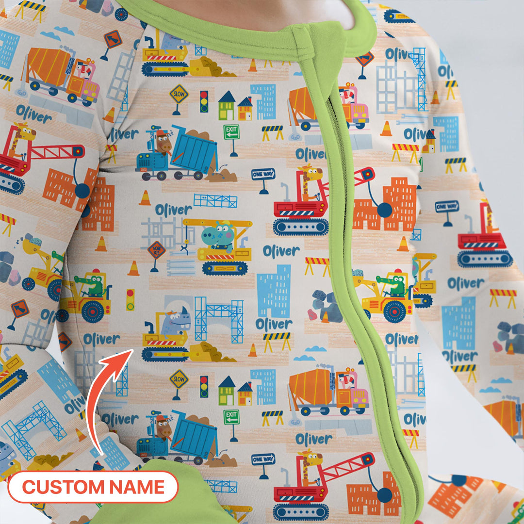 Little Builder Friends Custom Name Convertible Zippy