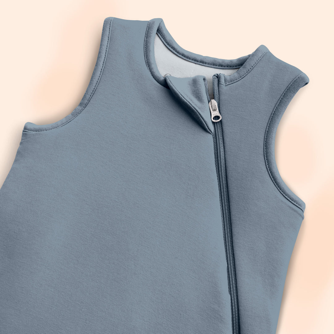 Slate Blue Baby Sleep Bag Bambus - cool und komfortabel