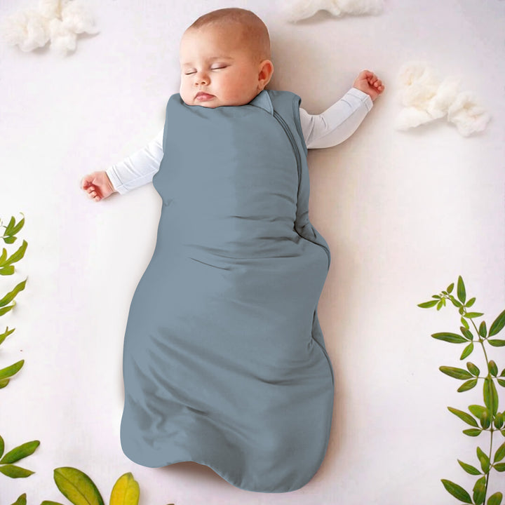 Slate Blue Baby Sleep Bag Bambus - cool und komfortabel