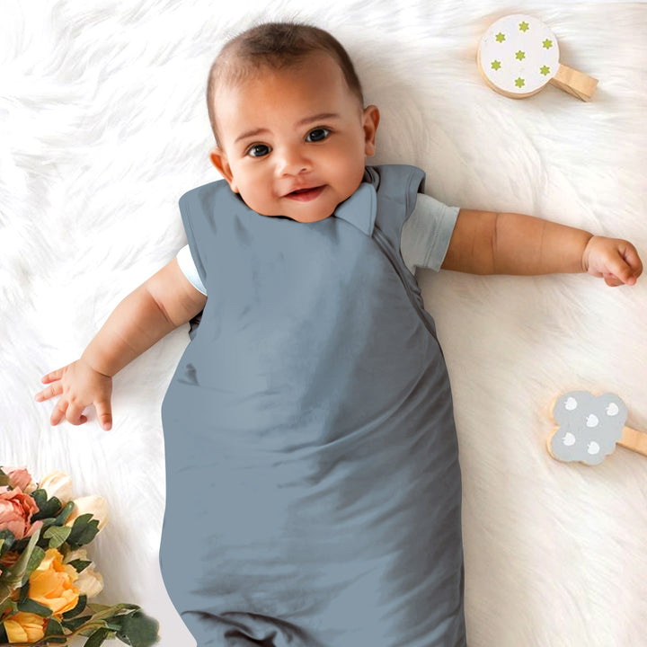 Slate Blue Baby Sleep Bag Bambus - cool und komfortabel