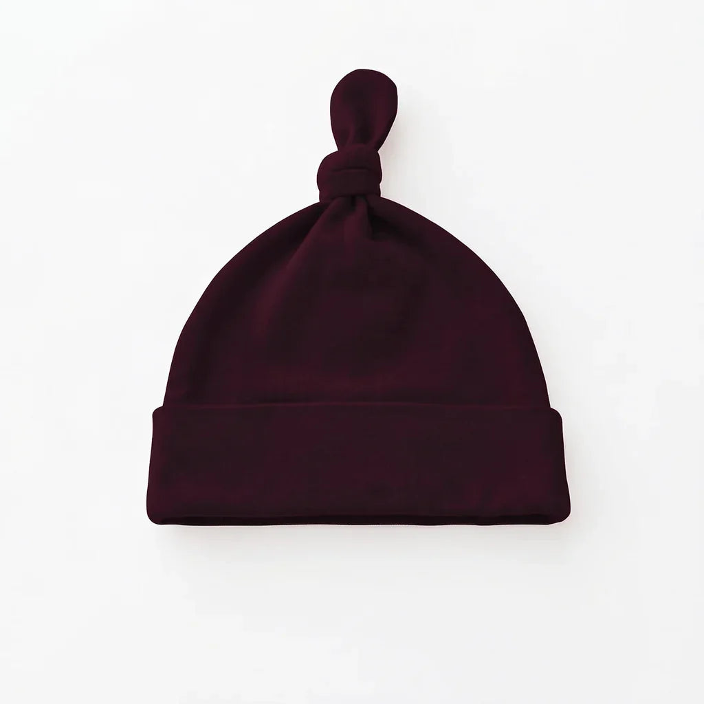 Solid Color Bamboo Knotted Hat