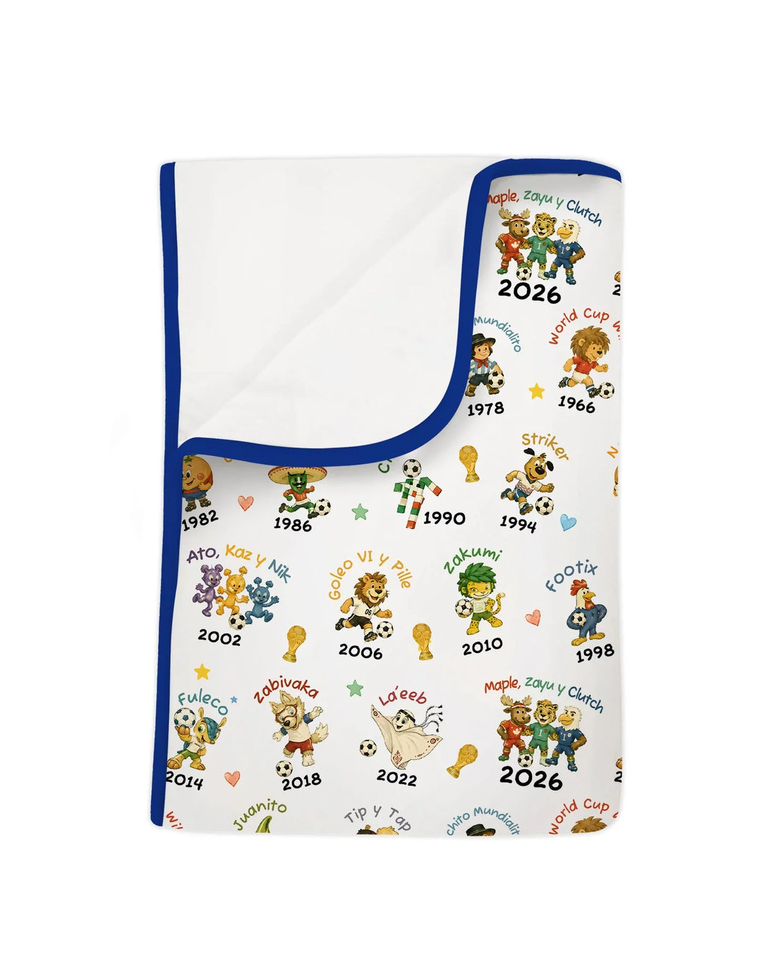 Soccer cup Mascots Bamboo Blanket
