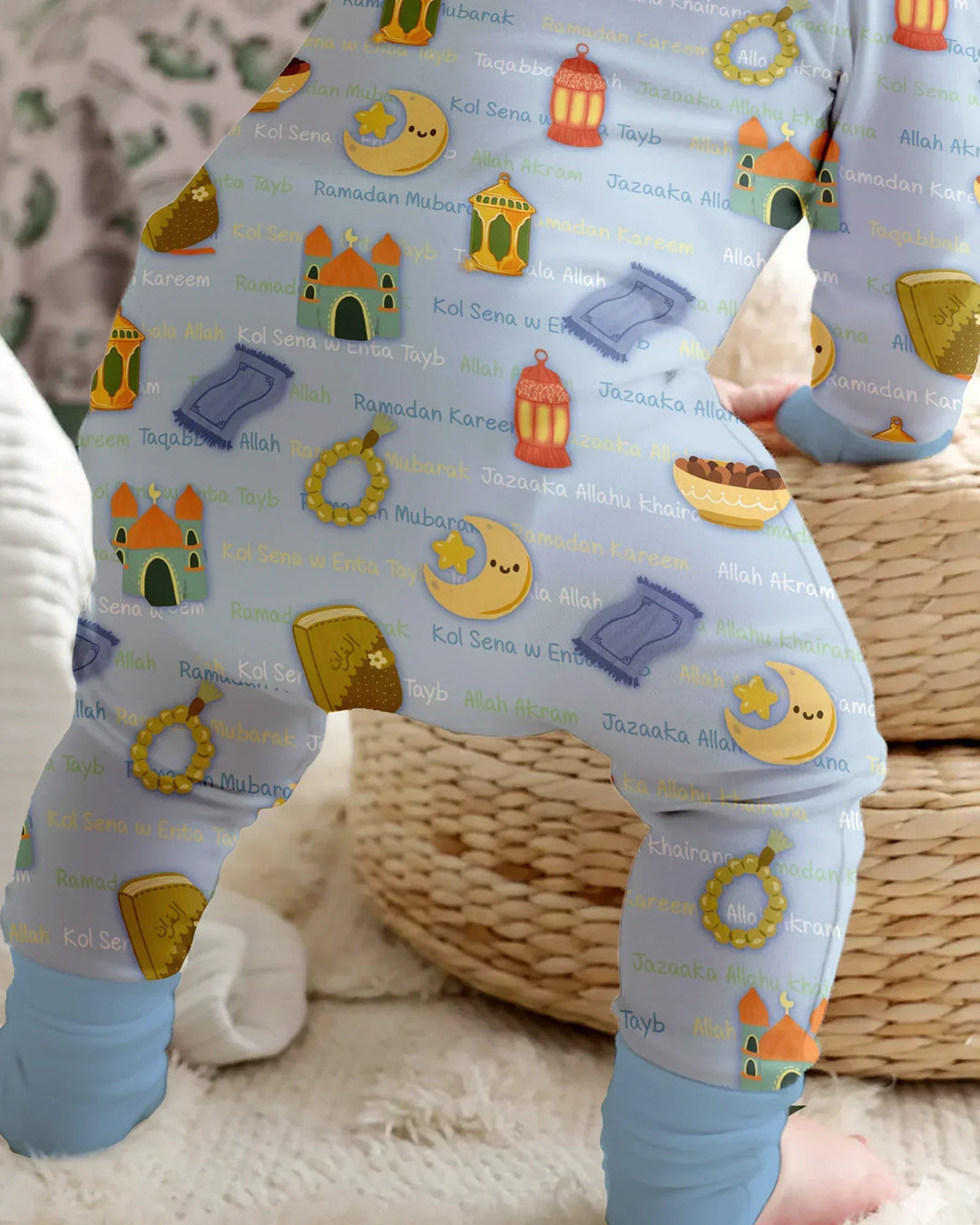 Gerippte Babykleidung mit individuellem Foto - Weich &amp; Skizzenhaft