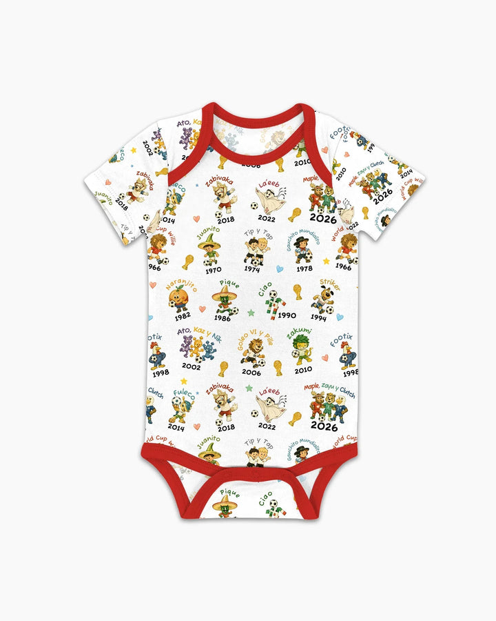 Soccer cup Mascots Bamboo Bodysuit
