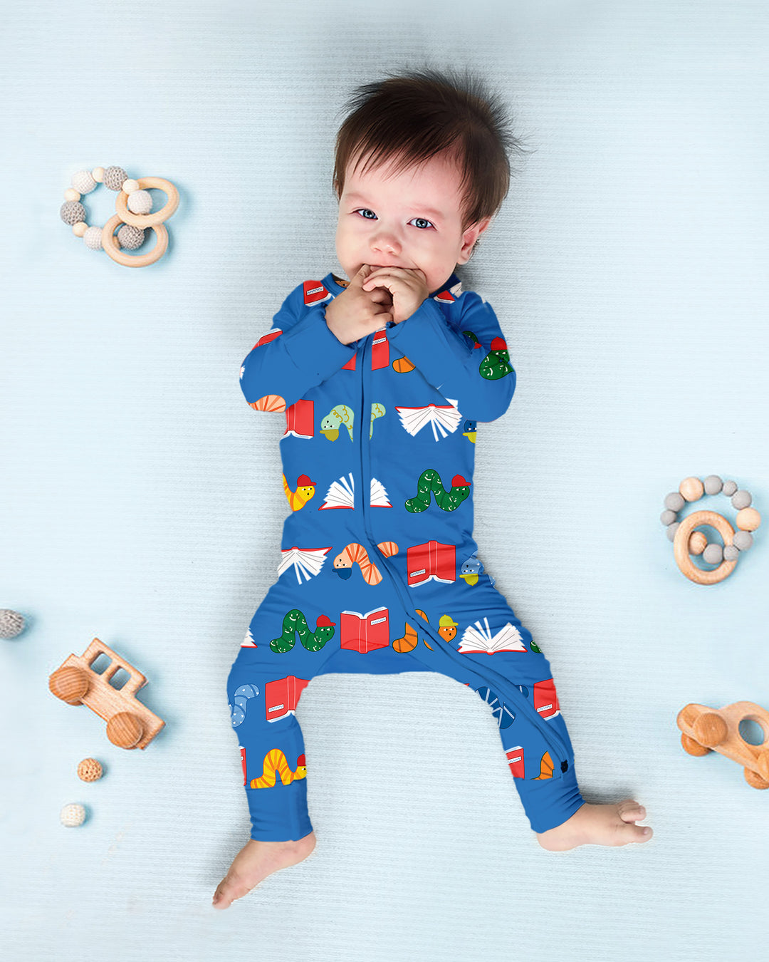 Gerippte Babykleidung mit individuellem Foto - Weich &amp; Skizzenhaft